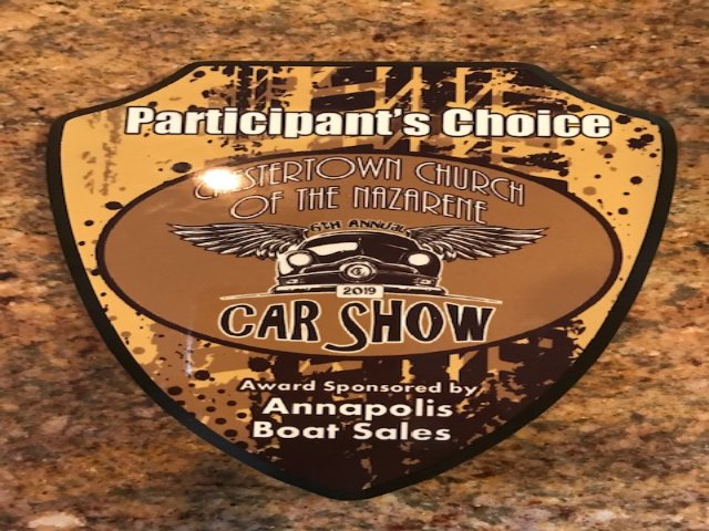 Car show award