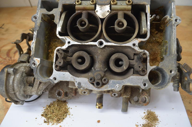 Dirty carburetor from ethanol gasoline use